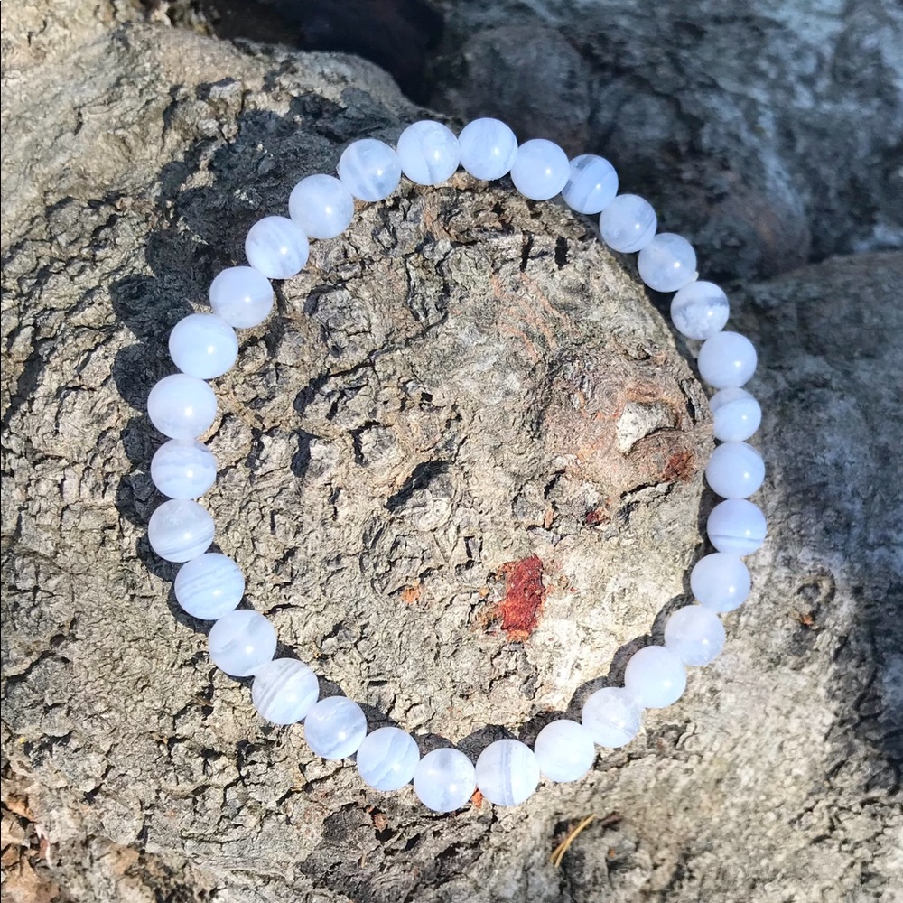 Blue Chalcedony Bracelet AAA